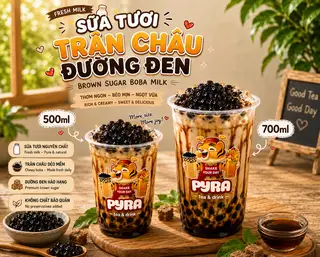 Sữa tươi trân châu đường đen - 41.000 ₫ tại Cơm Tấm Tài 476 - Nguyễn Tri Phương