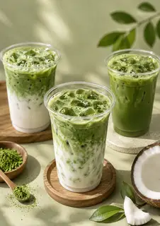 Hình ảnh Matcha Việt sữa dừa 