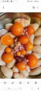 Hình ảnh kê trứng gà non hấp hành giá đỗ ngon/bát