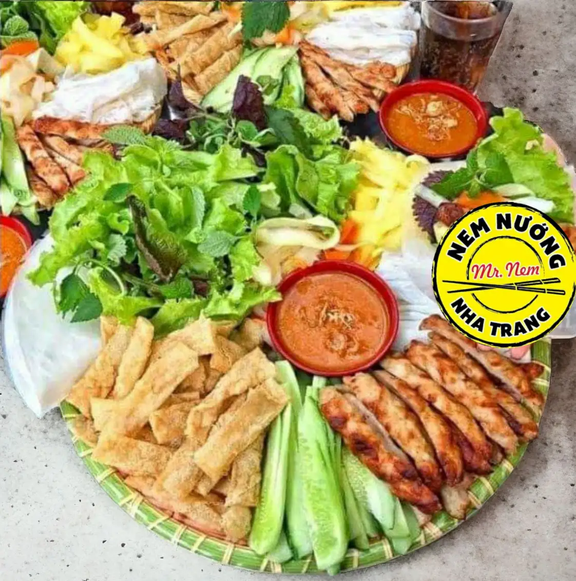 Nem Nướng Phần. - 55.000 ₫ tại Mr Nem - Nem Nướng Nha Trang & Bún Thịt Nướng - Nơ Trang Long