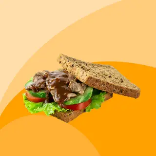Hình ảnh Sandwich nhân bò sốt tiêu