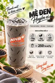 Hình ảnh Mè đen huyền vị size L (650ml)