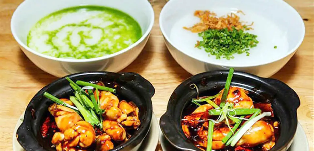 Combo 3 con Ếch & 1 phần cháo. Tặng kèm 1 trà tắc  - 106.500 ₫ tại Cháo Ếch Singapore Phạm Thư 2 - Nguyễn Văn Nghi