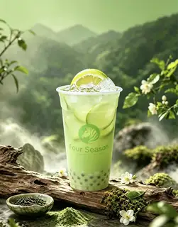 Hình ảnh Trà chanh nho xanh