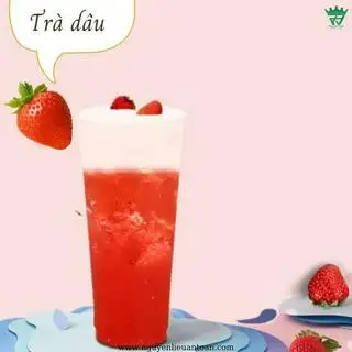 Hình ảnh Trà Dâu tây kèm hạt Đác