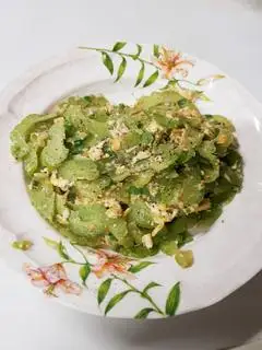 Khổ qua xào trứng( Stir fried Bitter Mellon w eggs)  - 69.000 ₫ tại Quán Chay Ngọc Thọ - Phạm Ngũ Lão