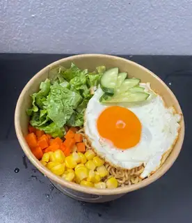 Hình ảnh Mì trộn Trứng ốp indomie 