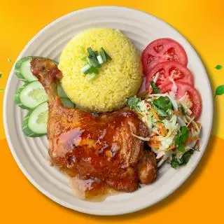 Hình ảnh Cơm gà sốt roti