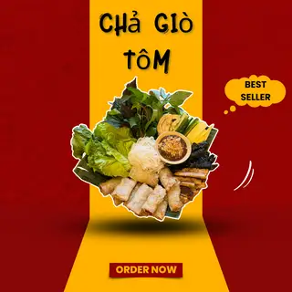 Chả Giò Tôm - 62.000 ₫ tại Tiệm Chả Cuốn Vũng Tàu O’Yummy - Ung Văn Khiêm