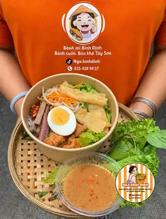 Bún khô Tây Sơn đặc biệt - 45.000 ₫ tại Nga Bình Định - Cuốn Tây Sơn - Phạm Thế Hiển