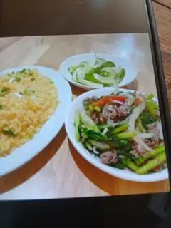 Hình ảnh cơm rang cải bò