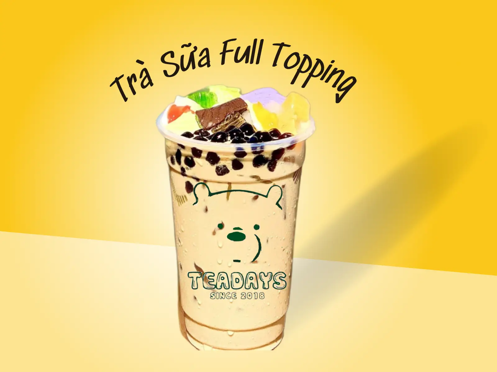 Trà Sữa Full Topping (L) - 40.000 ₫ tại TeaDays - Cà Phê, Trà Sữa & Matcha Latte - Thống Nhất