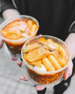 Hình ảnh tokbokki nhân phomai
