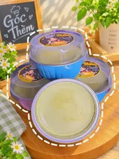 Hình ảnh Flan bé matcha