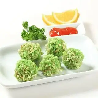 Hình ảnh chả cá cốm xanh