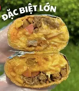 Đặc biệt siêu thịt (bò, gà, heo, trứng, xúc xích, phô mai) - 94.000 ₫ tại BÁNH TACOS NHÀ LABUBU - Trường Chinh