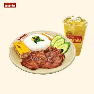 Hình ảnh Cơm Sườn Chả - Trà Xanh Tắc Mật Ong
