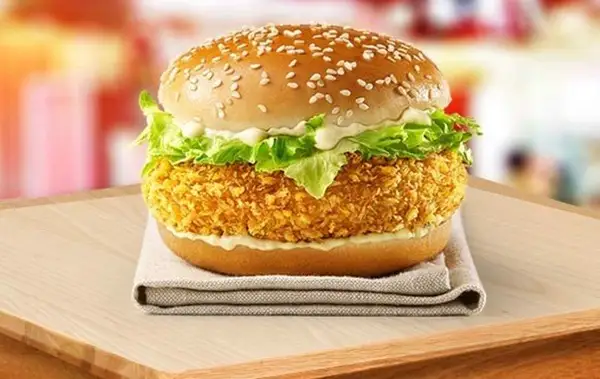 Hình ảnh Hamburger Tôm Trứng Phomai