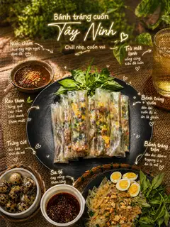 B.Tráng Dẻo Cuốn Sốt Me  (Có Trứng) - 38.000 ₫ tại Bánh Tráng Dẻo Cuốn Trộn Y2 - Cách Mạng Tháng Tám