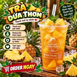 Hình ảnh Trà dứa  thơm - Ly 700 ml