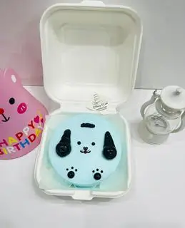 Hình ảnh bento bé cún xanh