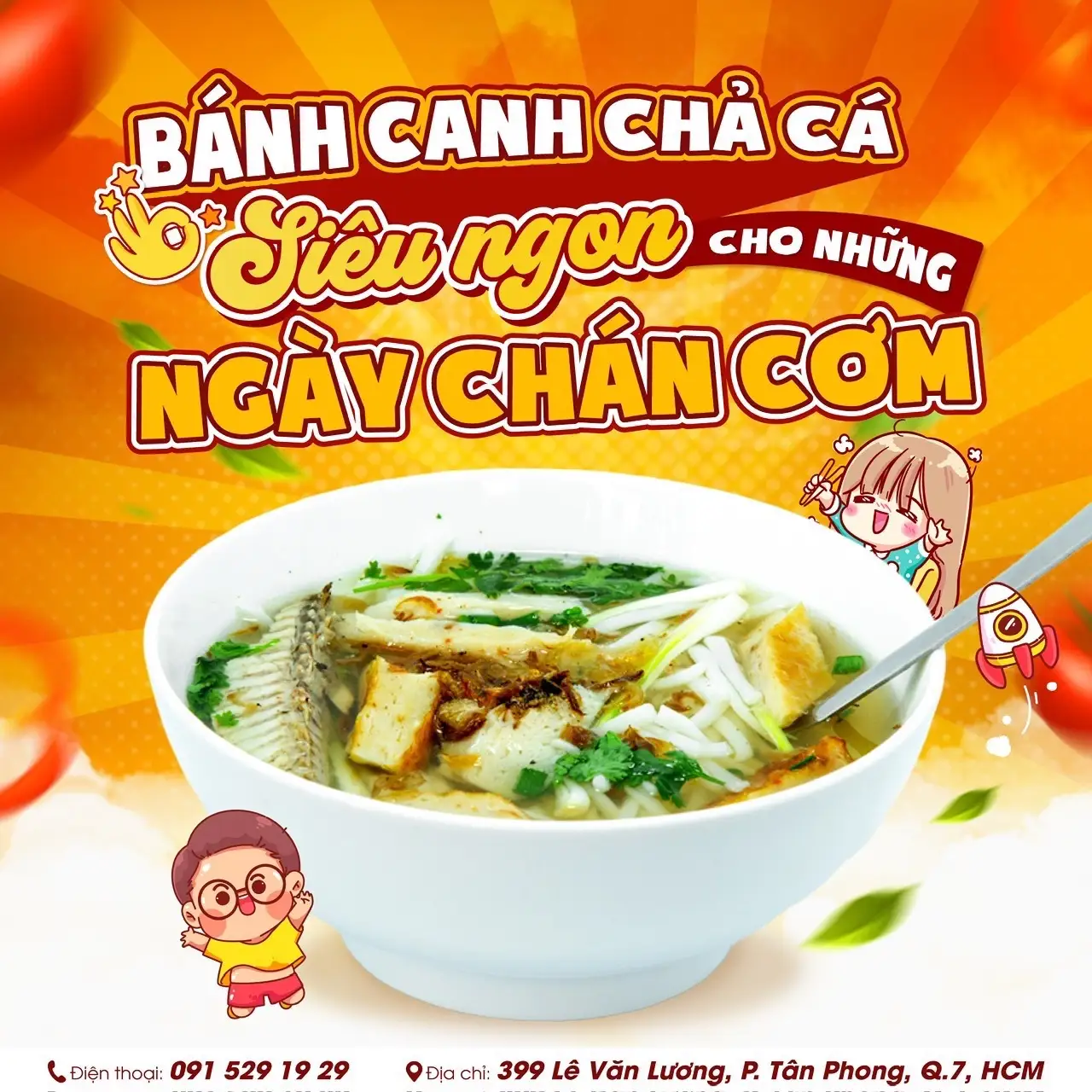 Bánh canh chả cá - 49.000 ₫ tại Phan Rang Quán - Bánh Căn & Nem Cuốn - Lê Văn Lương