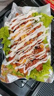 Hình ảnh gà sốt mật ong lớn 