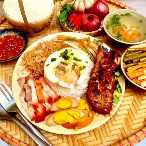 Hình ảnh Cơm tấm long xuyên - combo sườn cây la