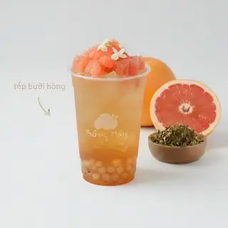 Trà Bưởi Hồng Ruby (Size L) - 48.000 ₫ tại Bông Mây - Tiệm Trà Sữa, Cà Phê  & Panna Cotta - Cô Giang