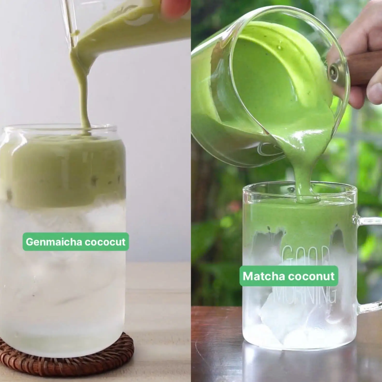 Hình ảnh Cb 2 ly (Matcha Ccn & Genmaicha Ccn)