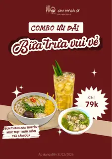 Hình ảnh Combo: Bún Thang - Mọc Thịt - Trà Sâm Dứa