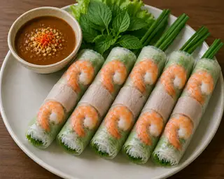 combo 5 gỏi cuốn tôm thịt - 60.000 ₫ tại Gỏi Cuốn Chế Kiều - Nơ Trang Long