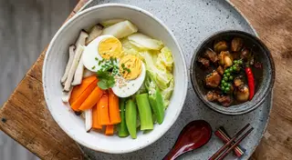 Hình ảnh Cơm kho quẹt sò điệp