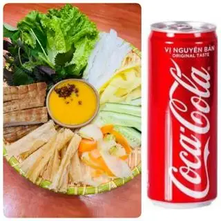 Hình ảnh 1 suất nem nướng - 1 Coca