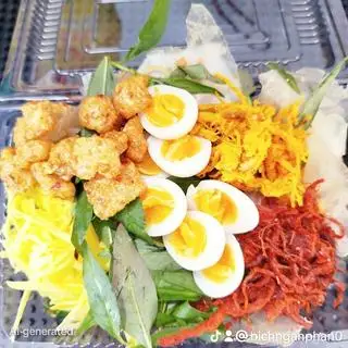 Bánh tráng trộn đặc biệt - Có tóp mỡ - 46.000 ₫ tại Tiệm Bánh Tráng & Trà Sữa Nhà Tí - Lâm Văn Bền