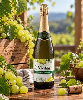 Hình ảnh Vivazz Sparkling Juice Nho xanh 720 ml