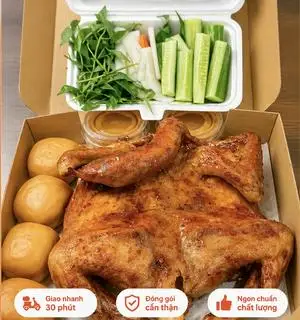 Combo Gà Nướng Mắm Nhĩ - 249.000 ₫ tại Gà Nướng Vịt Quay Hưng Thịnh Minh Ký - Bạch Đằng