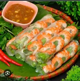 Hình ảnh gỏi cuốn tôm 5 cuốn