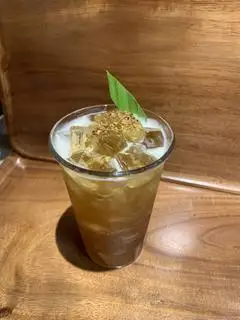 Hình ảnh Trà yuzu oolong thạch quế hoa - yuzu oolong osmanthus jelly tea