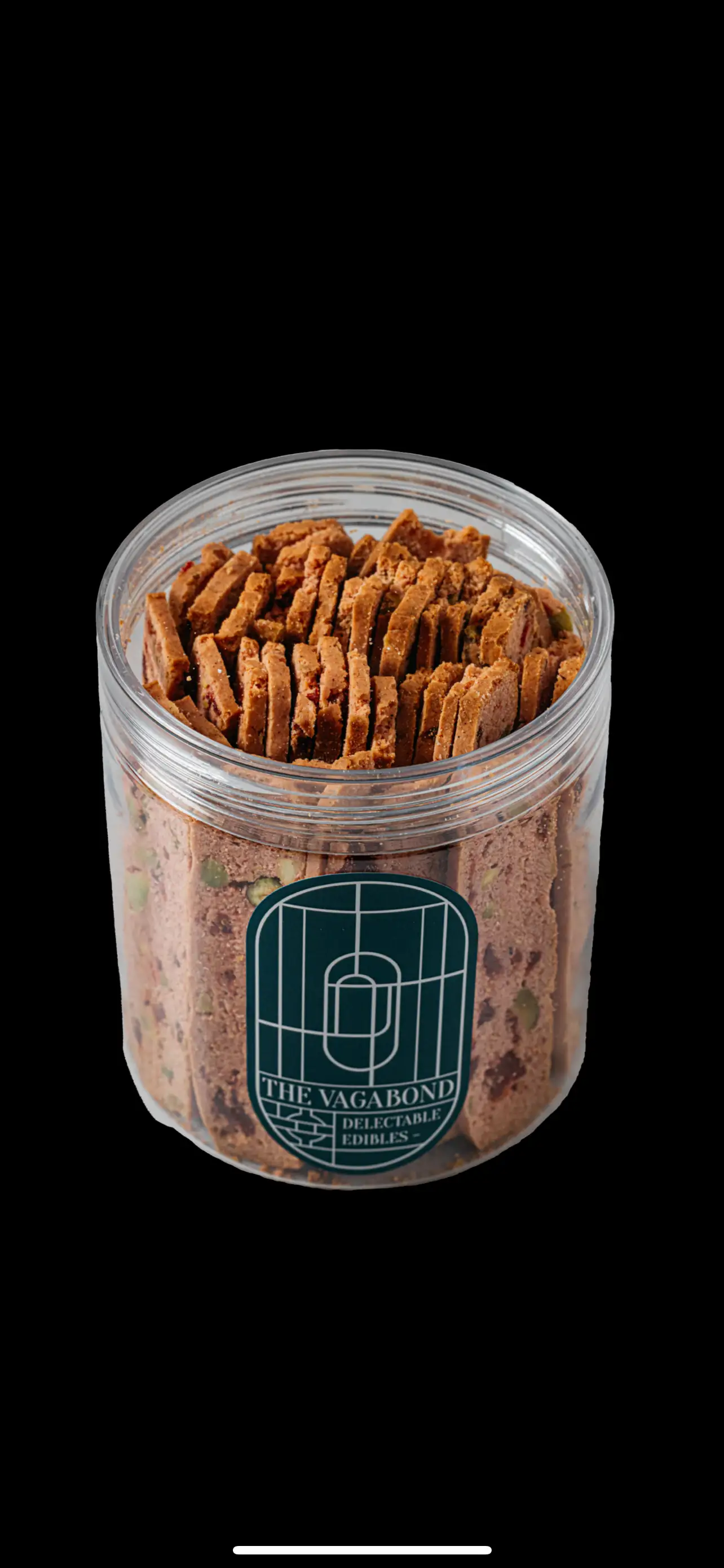 BISCOTTI STRAWBERRY (HŨ 200 GR) (BACF00027) - 190.000 ₫ tại The Vagabond Pâtisserie & Café - Trần Cao Vân