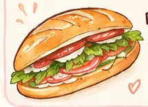 Hình ảnh Bánh mì thập cẩm 