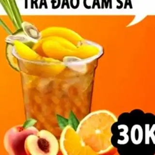 TRÀ ĐÀO CAM XẢ - 35.000 ₫ tại Trà Trái Cây Cherry Dâu - Hồ Thị Kỷ