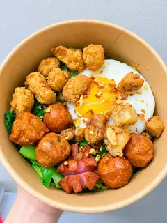 Hình ảnh Mì trộn indomie Gà Popcorn đặc biệt