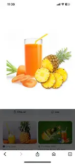 Hình ảnh Nước Ép Dứa+Cà Rốt