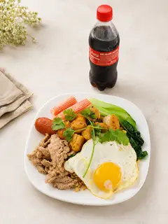 Hình ảnh Combo mì trộn thập cẩm - Coca
