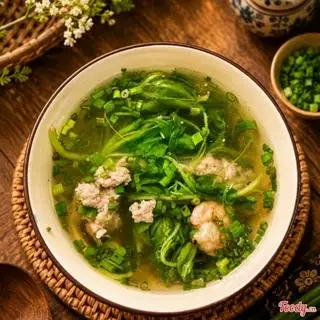 Canh rau - 10.000 ₫ tại Cơm Tấm Nguyên Hồng - Cơm Tấm Long Xuyên, Cơm Tấm Sườn & Cơm Tấm Bì Chả - Cao Lỗ