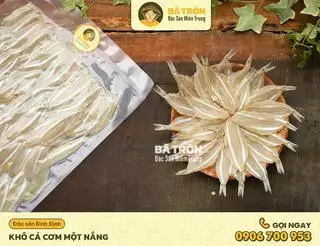 KHÔ CÁ CƠM MỘT NẮNG - 235.750 ₫ tại Đặc Sản Miền Trung Bà Tròn - Đinh Bộ Lĩnh