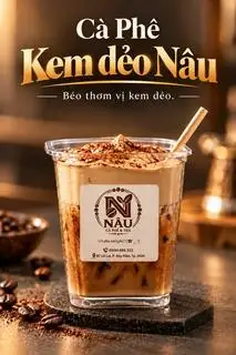 Hình ảnh Cà Phê Kem Dẻo Nâu
