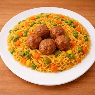 Hình ảnh Mì trộn bò viên - 5 viên