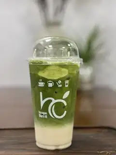 Hình ảnh Matcha latte sữa gấu